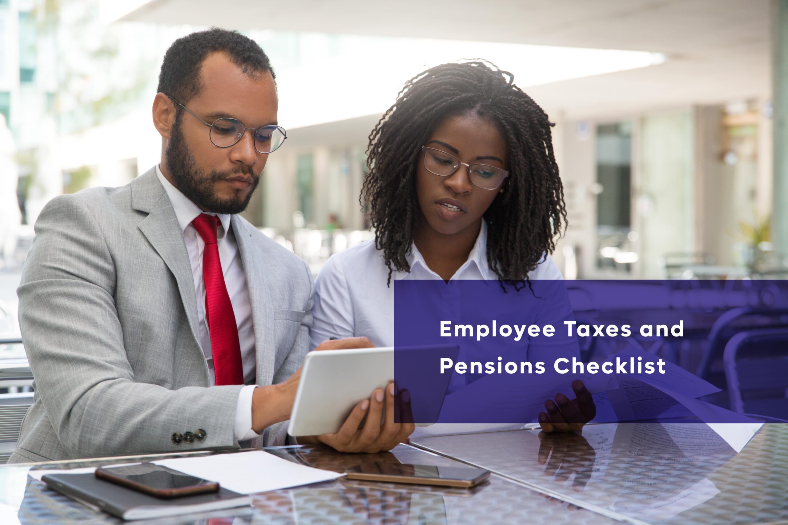 Employee Taxes and Pensions Checklist
